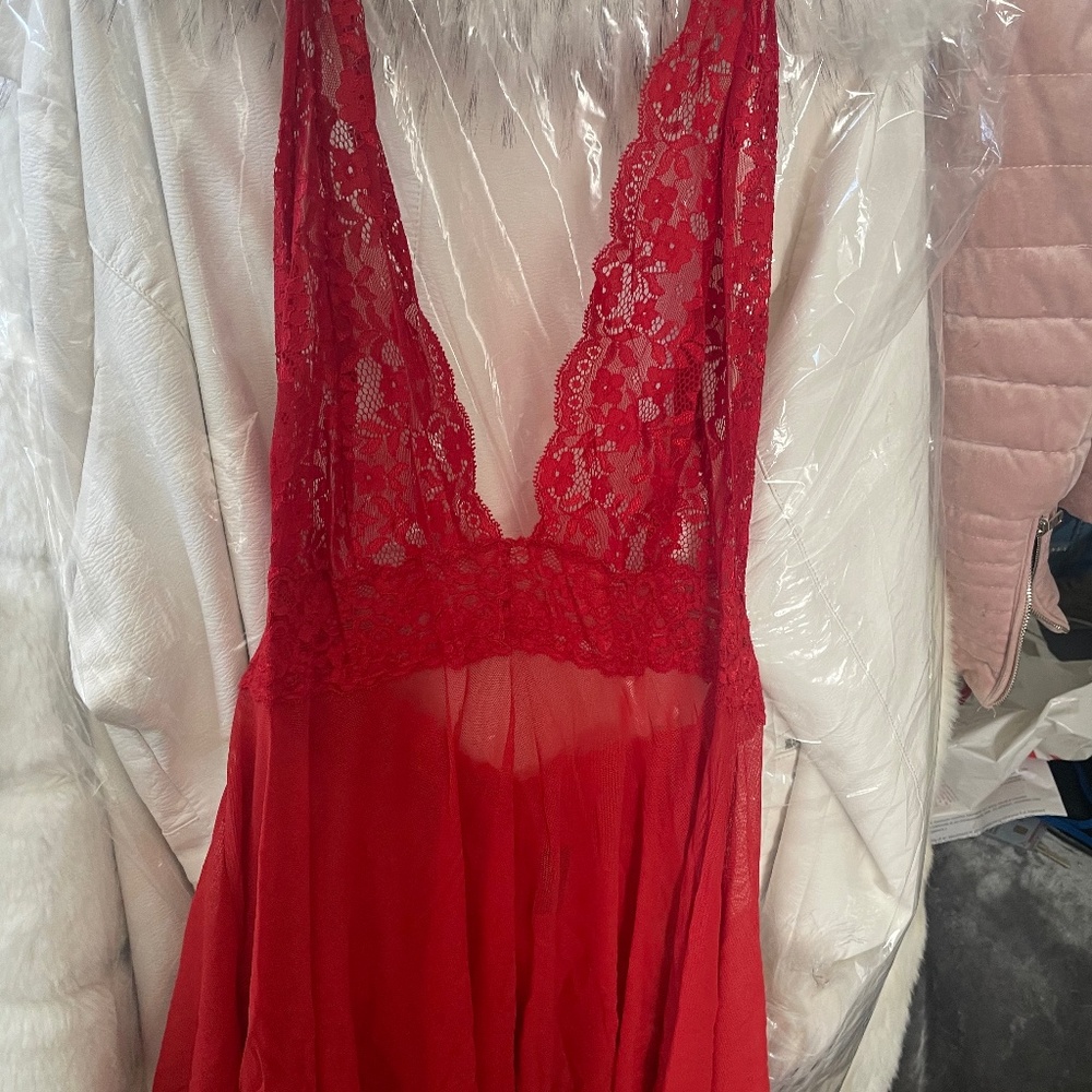 valentines day baby doll lace lingerie